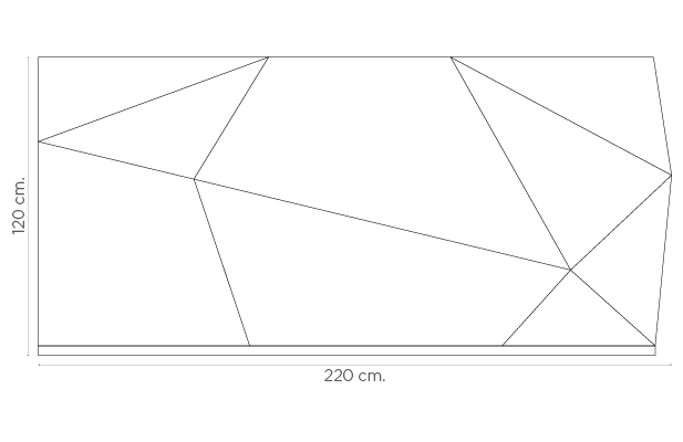 POLYGONAL RECEPTION DESK
